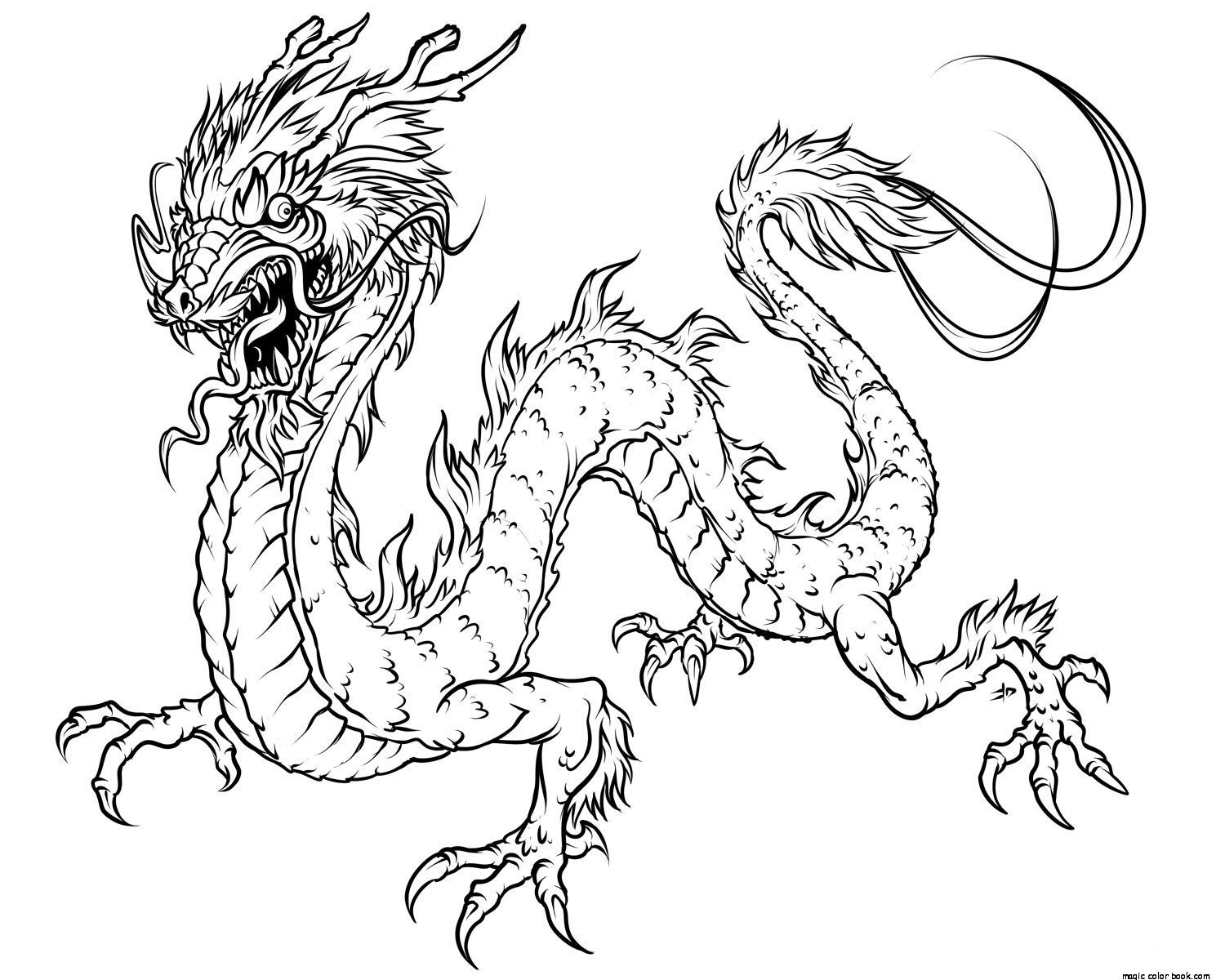1500x1200 Chinese New Year Dragon Coloring Pages Chinese New Year Dragon