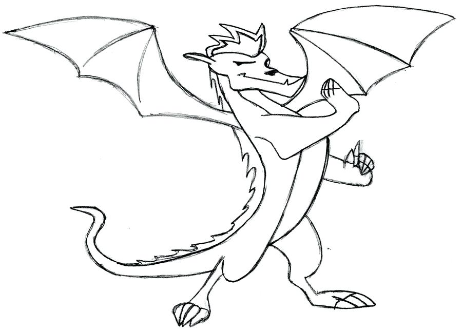 900x645 Dragon Color Page Cute Dragon Coloring Pages Dragon Ball Coloring