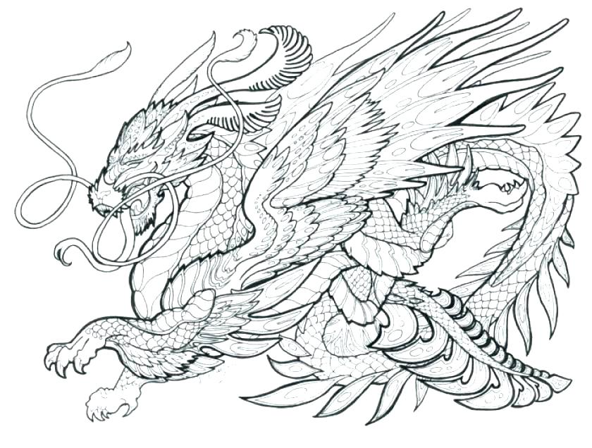 Dragon Coloring Pages Printables