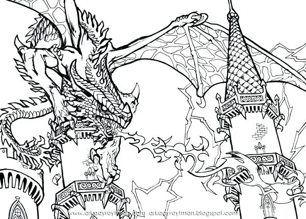 Dragon Coloring Pages To Print