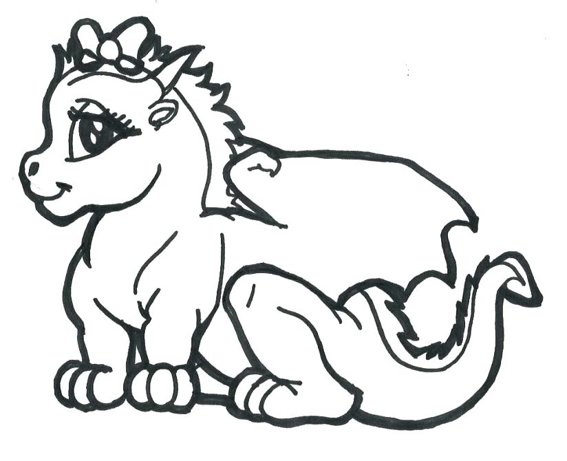 824x670 Chinese Dragon Coloring Pages Realistic Dragon Coloring Pages Cute
