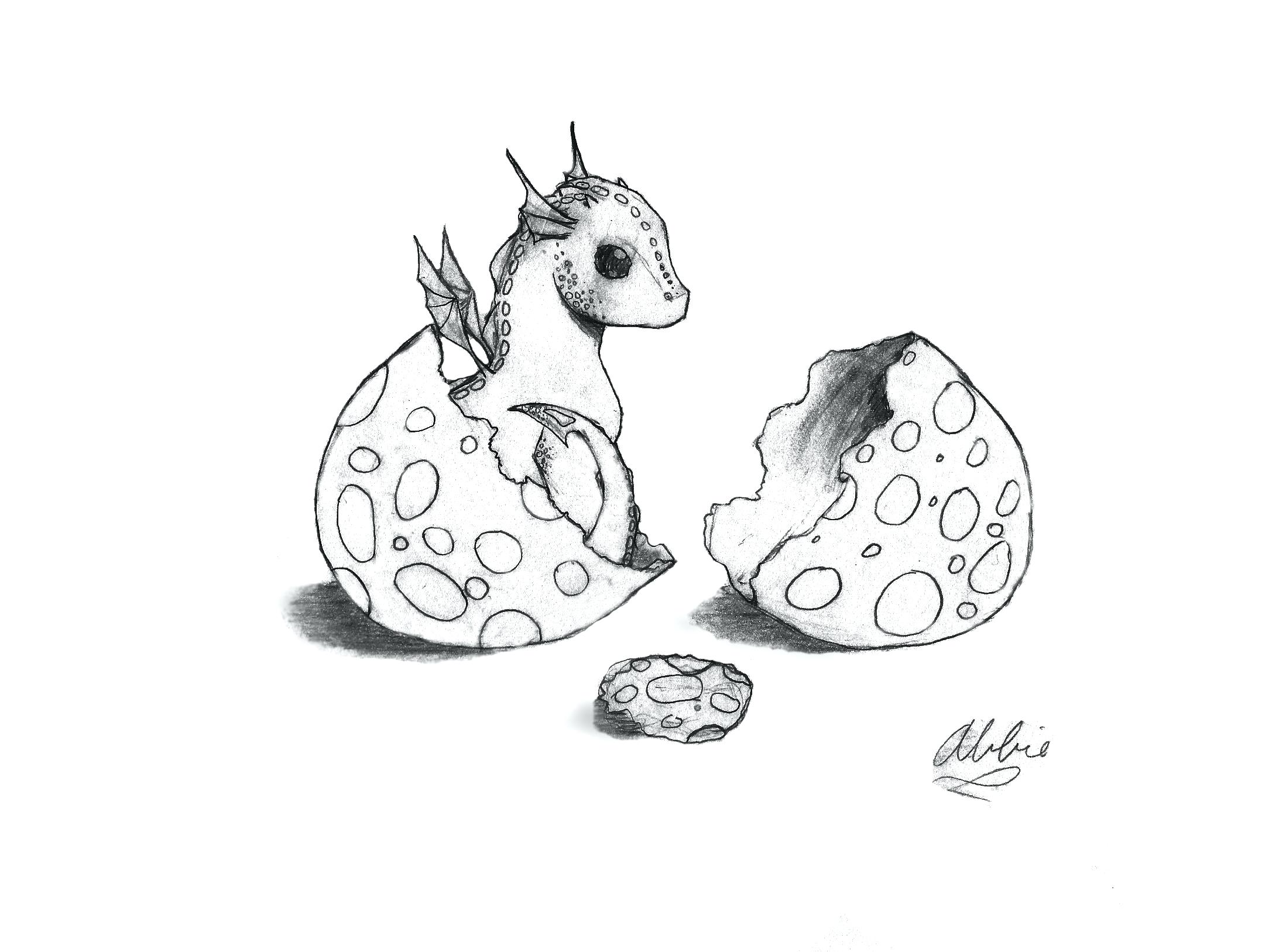 2156x1627 Coloring Pages For Girls Baby Dragon And Egg By Manga Drawing