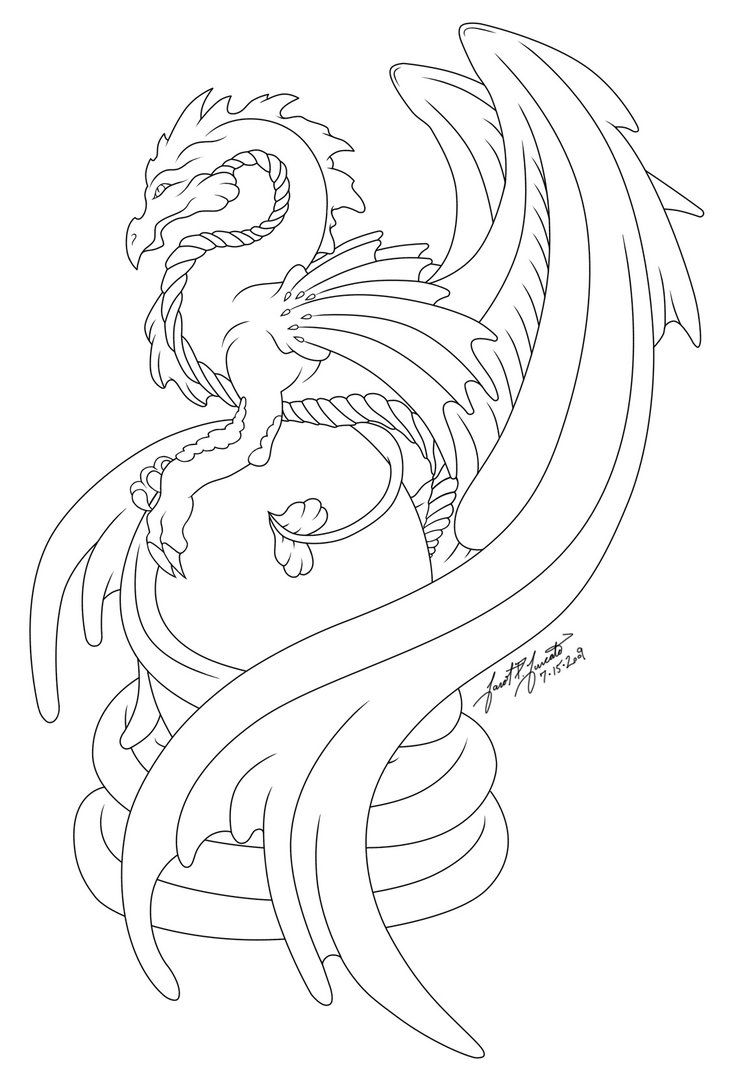 734x1088 Dragon's Egg Line Art By ~pulsedragon On Animal