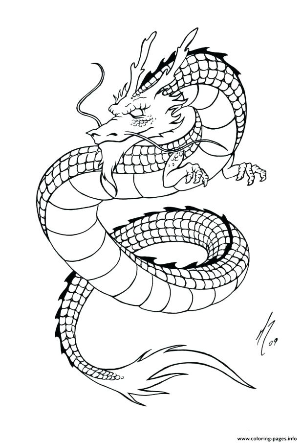 618x905 Chinese New Year Dragon Coloring Page New Year Dragon Coloring