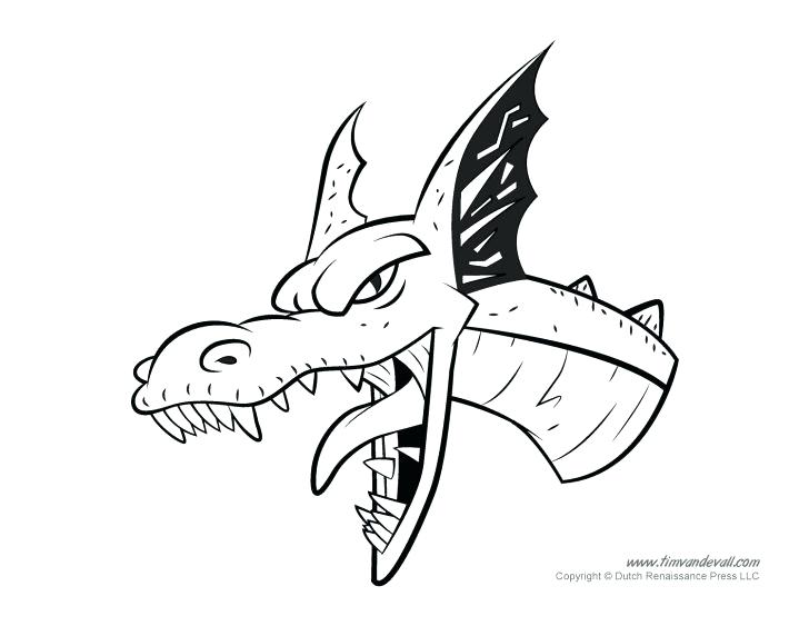 728x563 Chinese Dragon Head Coloring Page Coloring Pages For Kids Dragon