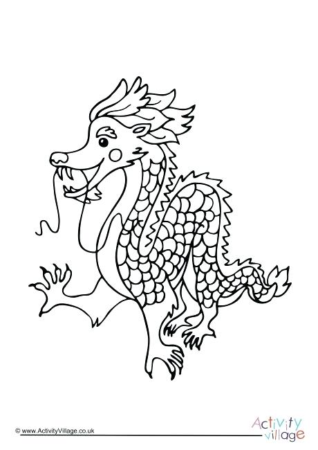 460x650 Idea Chinese Dragon Coloring Page For Dragon Coloring Pages