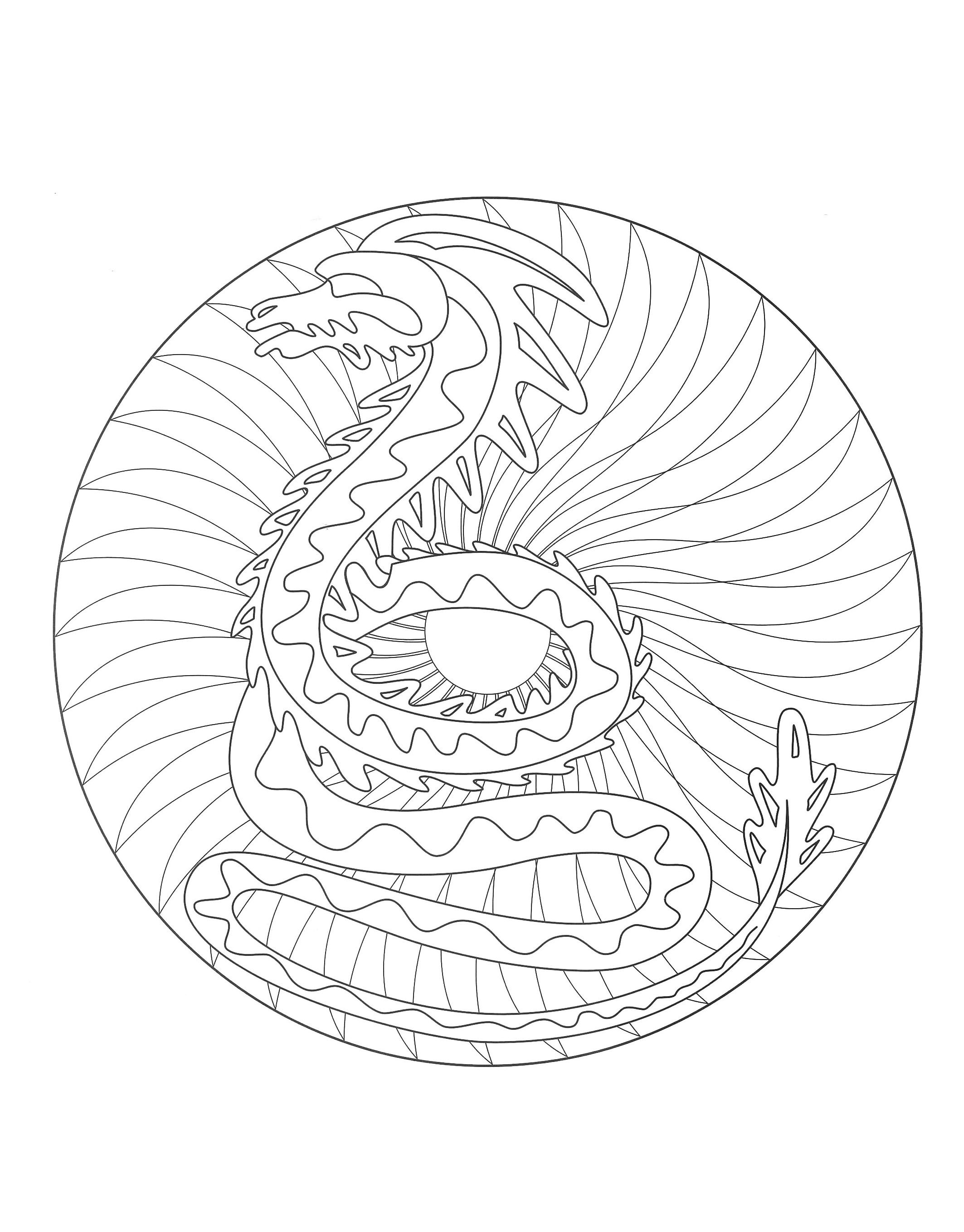 2126x2717 Free Mandalas Page Free Mandala Dragon Free Dragon