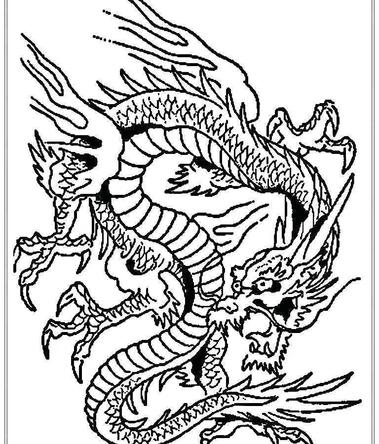 768x900 Chinese New Year Dragon Coloring Page Dragon Head Coloring Page