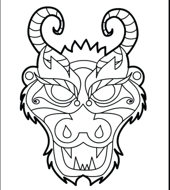 570x637 Dragon Coloring Page Ancient China Coloring Pages Evil Dragon