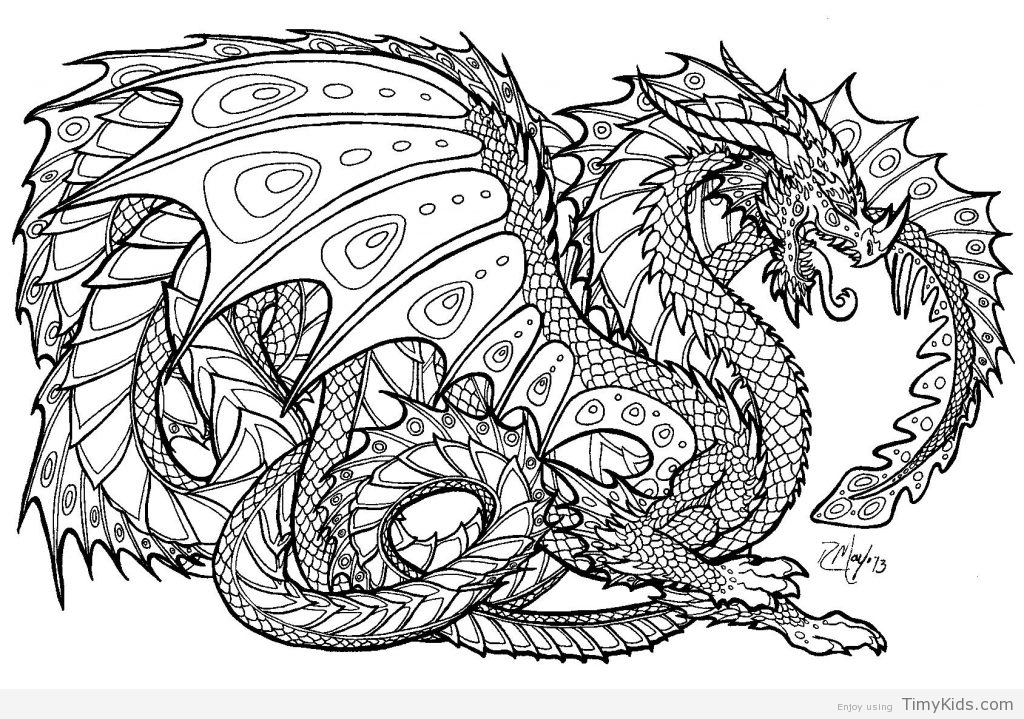 1024x719 Dragons Coloring Pages Enchanting Dragons Coloring Pages 28 About