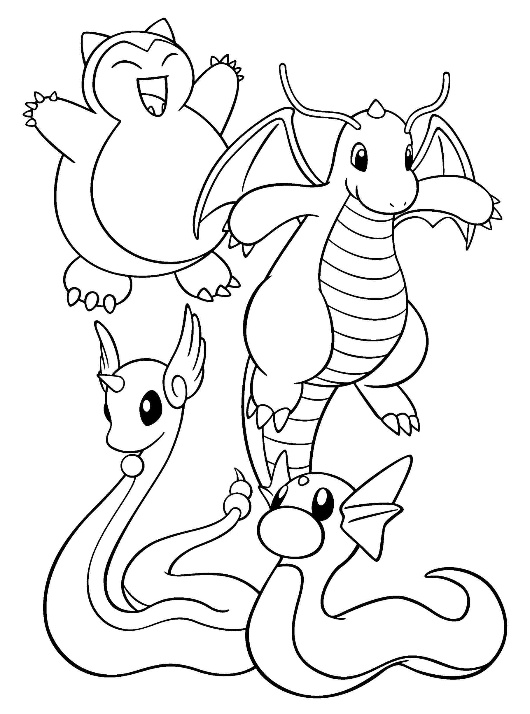 1817x2449 Dragonair Coloring Pages Web Coloring Pages