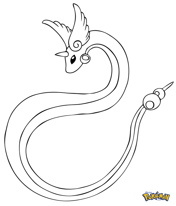 600x701 Dragon Air Pokemon Coloring Page