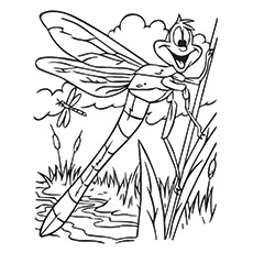 230x230 Wonderful Dragonfly Coloring Page Preschool To Humorous 10