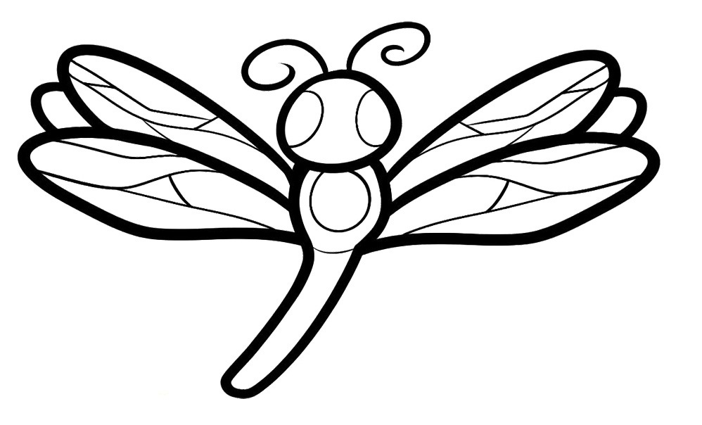998x604 Free Printable Dragonfly Coloring Pages For Kids 6 Color Print