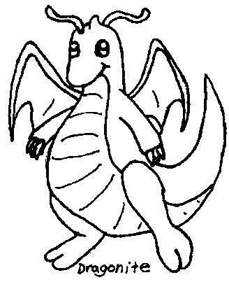 328x403 Dragonite Coloring Page Dragonite Colouring Page