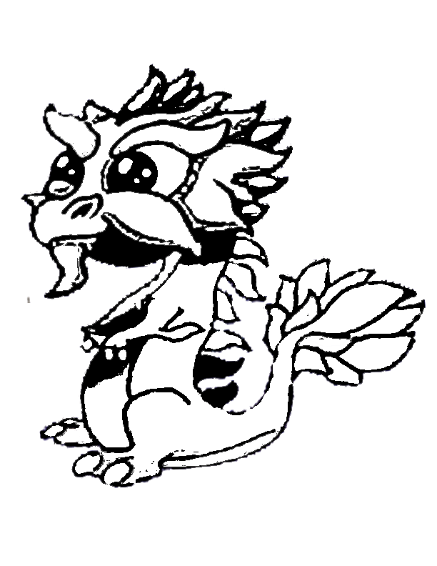 612x792 Dragonvale Rainbow Dragon Coloring Pages