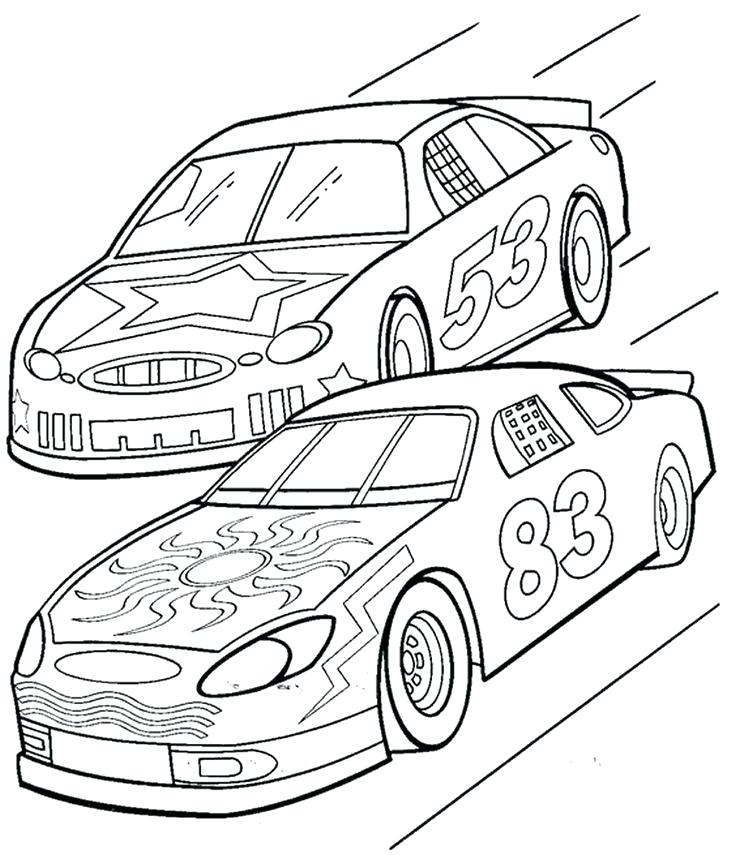 736x855 Race Car Coloring Pages Pdf Kids Coloring Printable Race Car