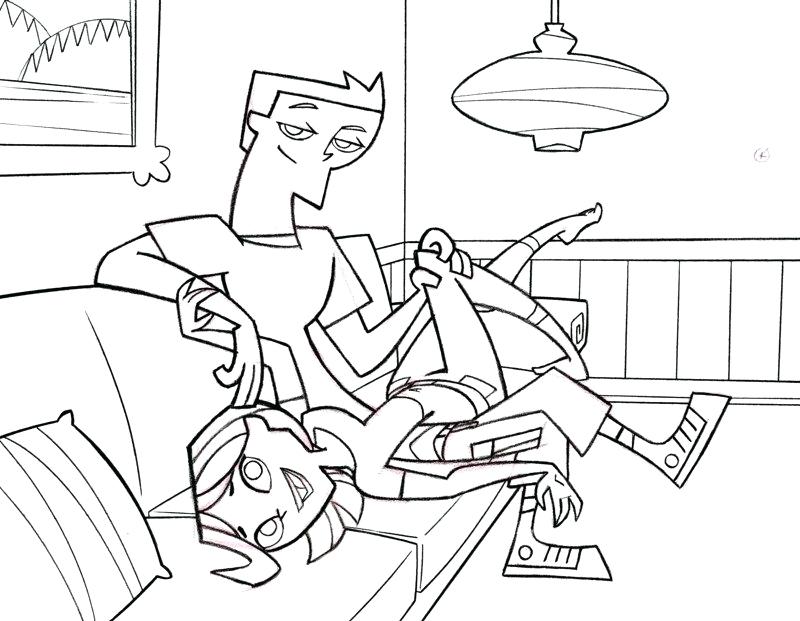 800x621 Total Drama Coloring Pages Total Drama Island Who Looks Better
