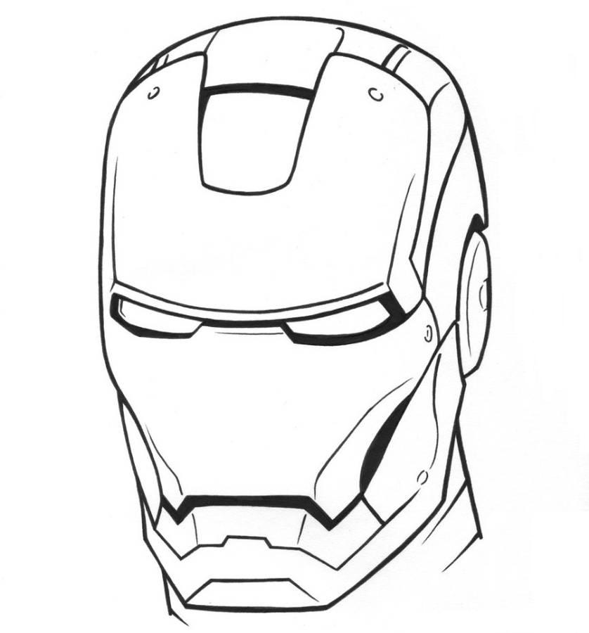 838x900 Online Coloring Pages Iron Man Iron Man Coloring Pages Mask