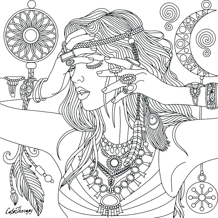 850x850 Dream Catcher Coloring Pages Dreamcatcher Mandala Coloring Pages