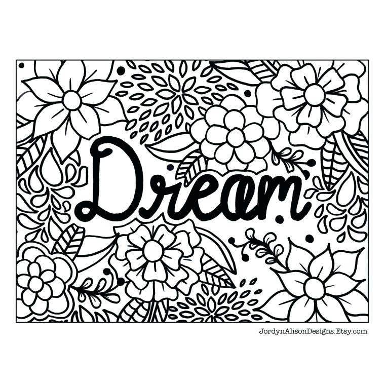 760x760 Coloring Page Everything Etsy Coloring Pages Dream Coloring Page