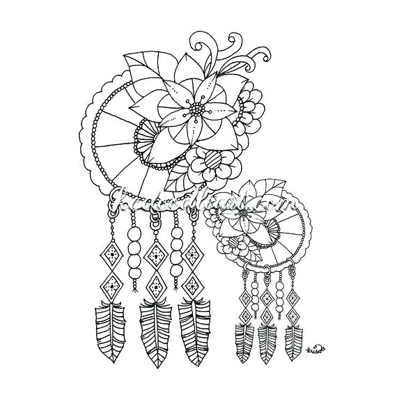 570x570 Dream Catcher Coloring Pages Together With Coloring Page Dream