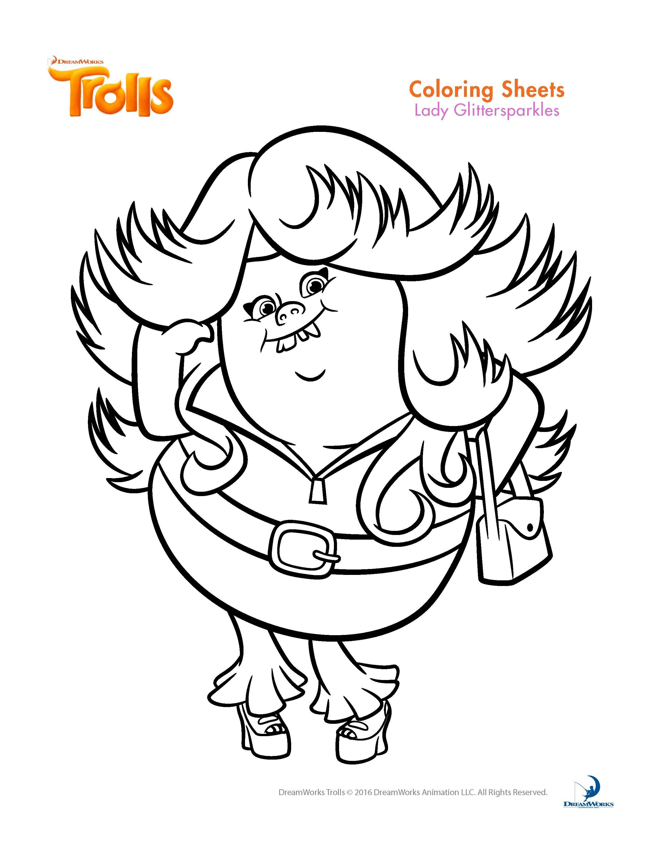 2550x3300 Coloring Pages Dreamworks Trolls Book Videos For Children Also
