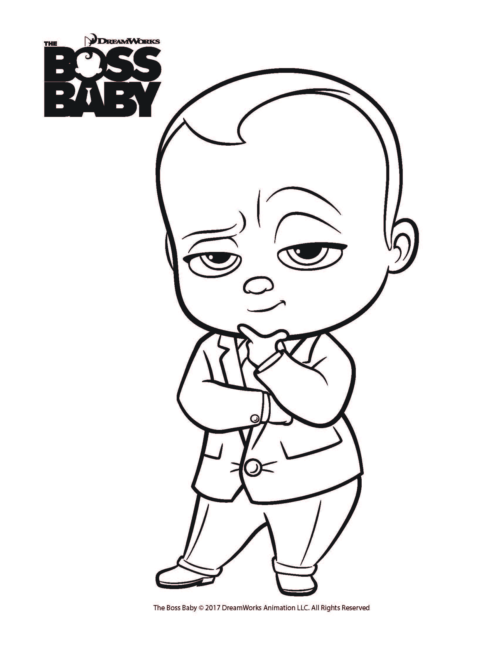1700x2200 Boss Baby Printables, Free Coloring Printables For The Boss Baby