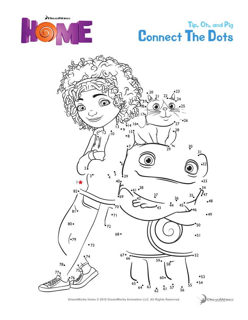 800x1035 Dreamworks Home Printables And Coloring Pages