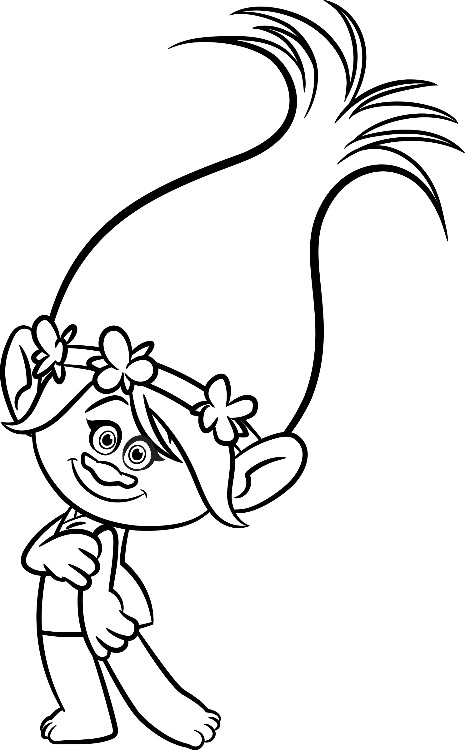 1488x2402 Innovative Trolls Coloring Pages Movie Best For Kids 8211 To Print