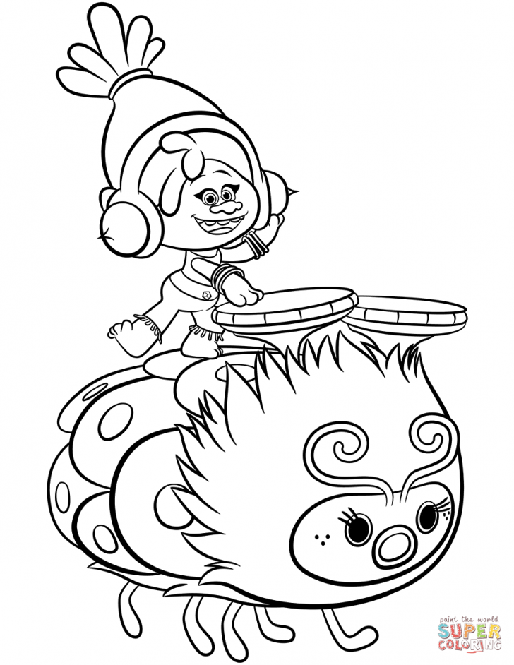 728x942 Coloring Book And Pages Trolls Coloring Pages. Trolls Coloring