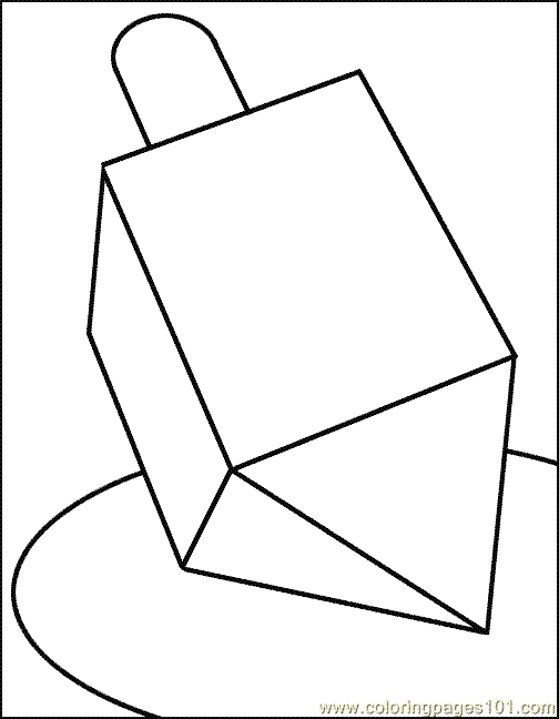 Dreidel Coloring Pages Free