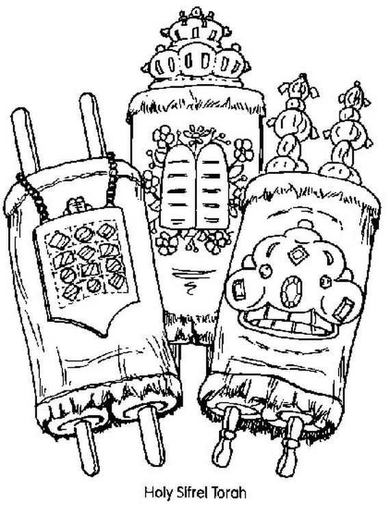 Dreidle Coloring Page