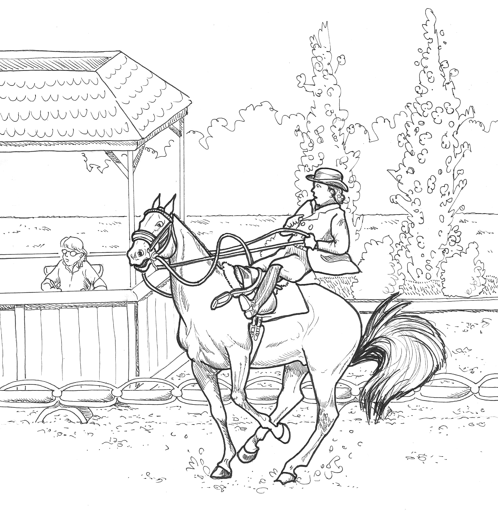 1666x1716 Equestriancoloringbooks