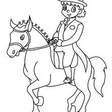 220x220 Horse Training Coloring Pages