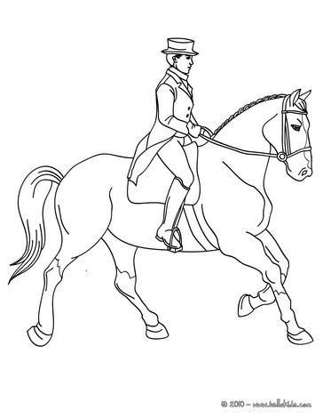 364x470 Woman Training A Horse Coloring Pages