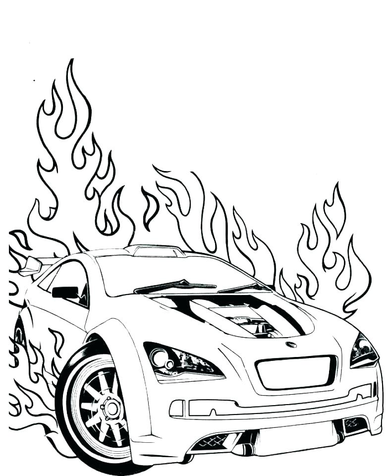 781x960 Car Coloring Sheets Printables