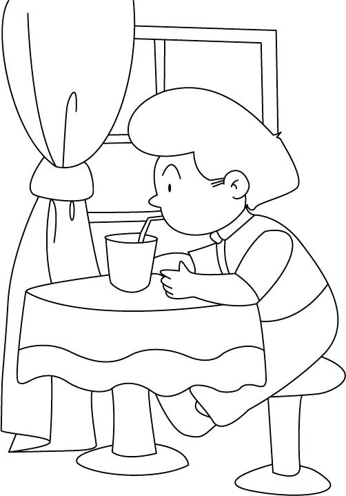502x719 Drink Coloring Drinks Coloring Pages Drink Coloring Picture