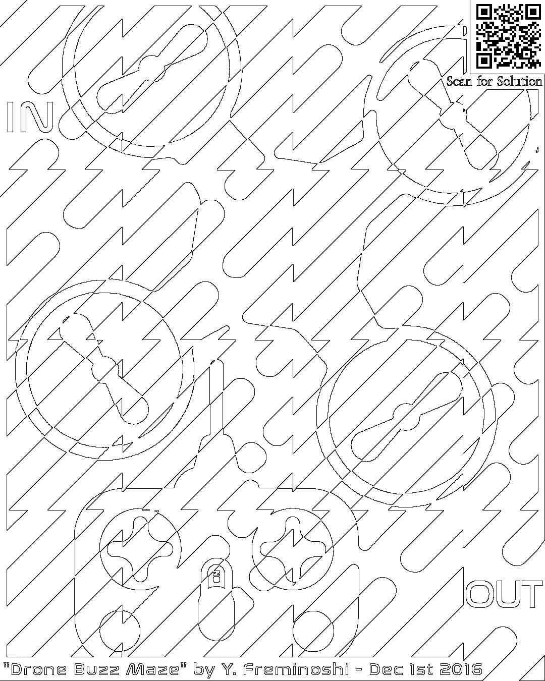 1080x1350 Mazes By Yanito Maze And Coloring Page Of That Drone Buzz