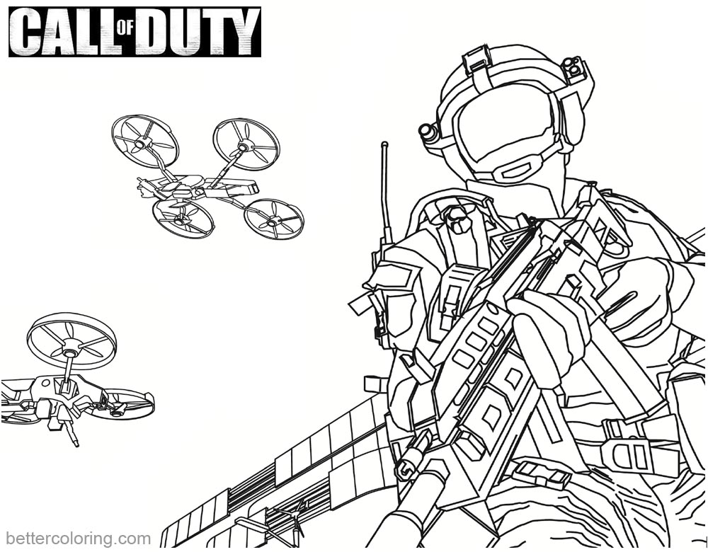 1000x780 Call Of Duty Coloring Pages Mq 27 Stunt Drone