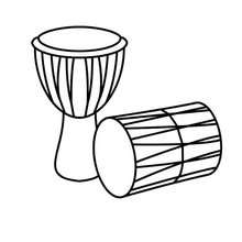 220x220 Drums Coloring Pages