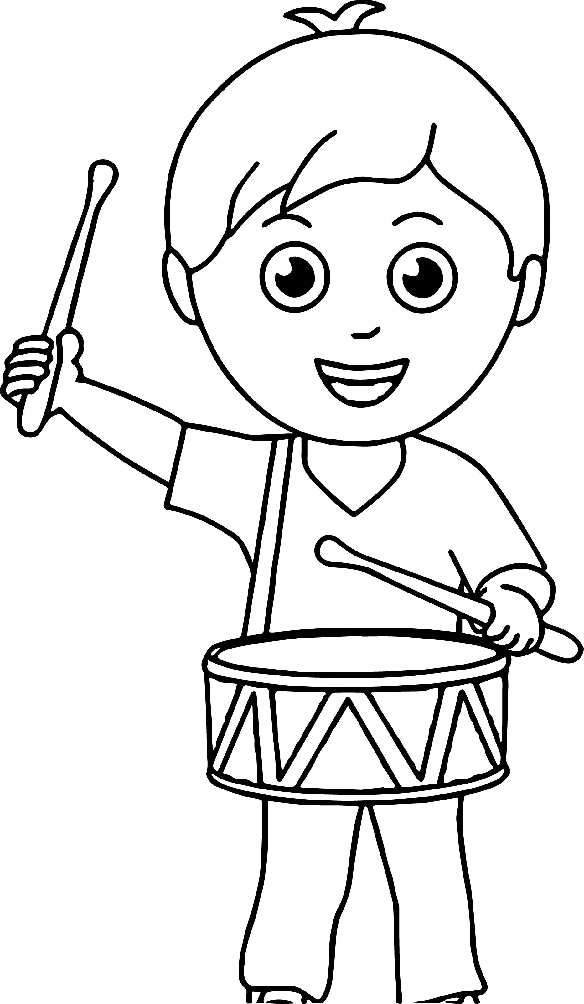 1865x3206 Boy Band Drum Coloring Page Wecoloringpage