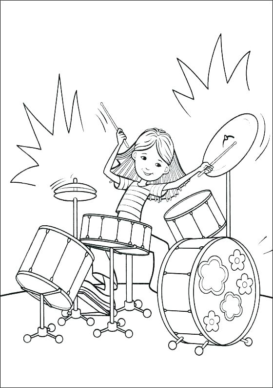 560x794 Drum Coloring Pages Drum Coloring Pages Coloring Pages Musical