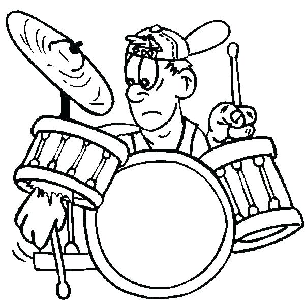 600x590 Drum Coloring Sheet S S African Drum Colouring Sheet