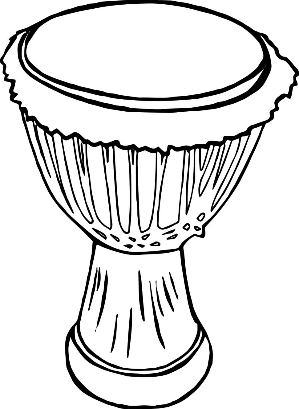 971x1326 Drum Set Player Coloring Page Free Printable Pages Cool Drums