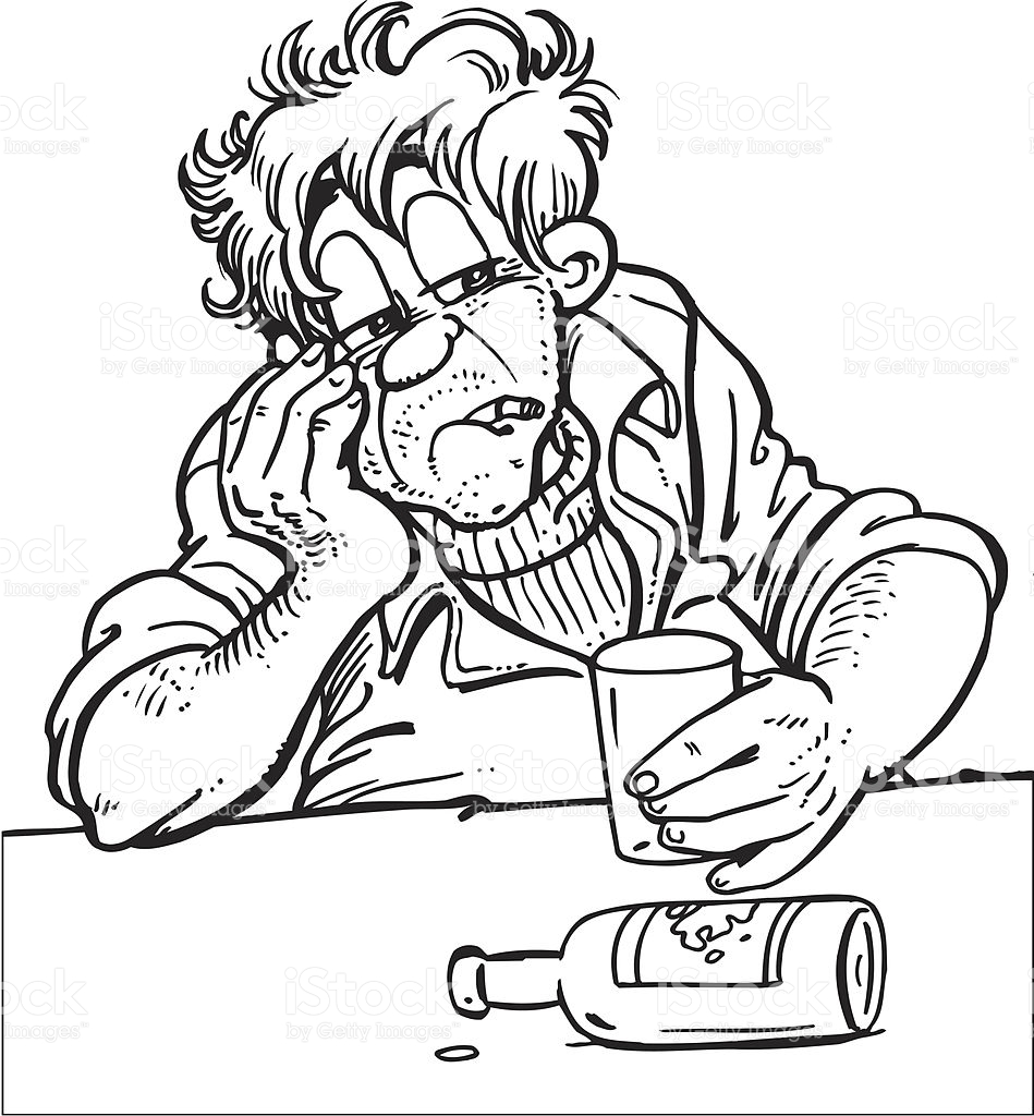 949x1024 Drunk Person Drawing
