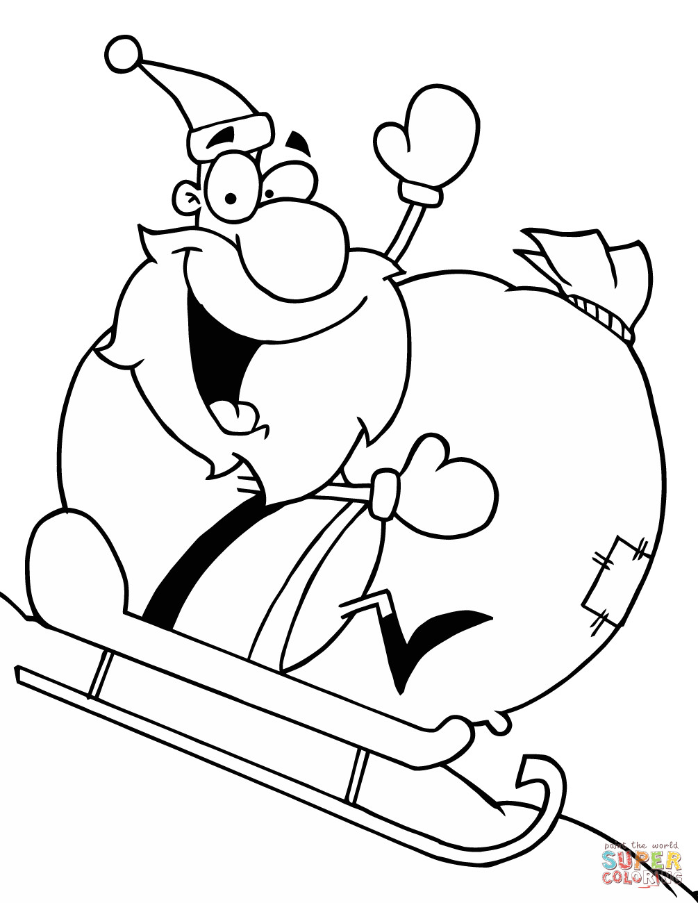 1005x1300 Santa Claus Coloring Page Free Printable Pages Beautiful