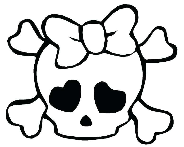 776x622 Skull And Bones Coloring Pages Vanda
