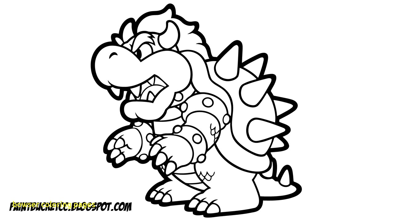 1280x720 Colorful Bowser Coloring Pages Page For Free S
