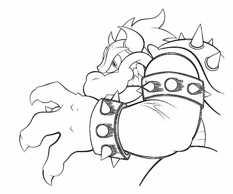 800x667 Bowser Coloring Page Pictures Bowser Coloring Pages 7 Coloring